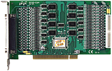 PISO-C64 64通道光电隔离OC门数字量输出卡 (灌电流)