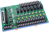 DB-16P8R 通道光隔离数字输入和8通道继电器输出卡