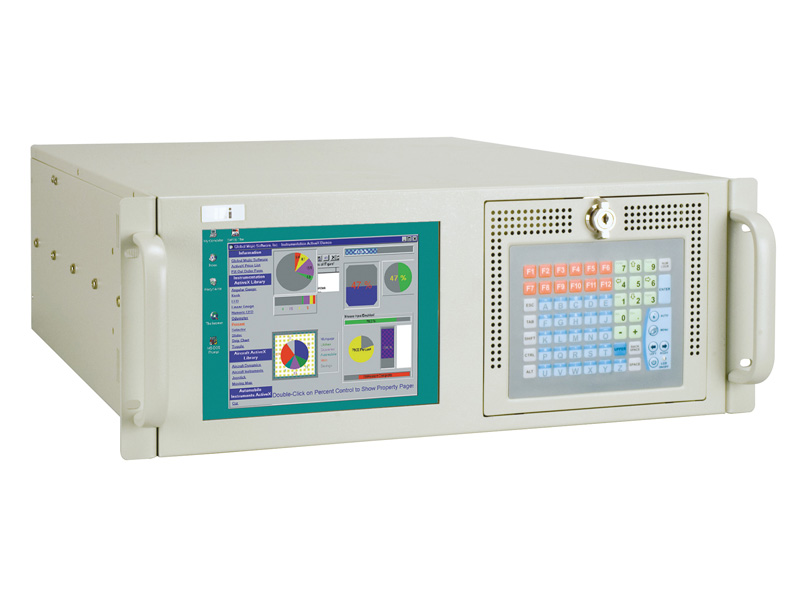 RPC-6010G 4U 8.4'LCD-14槽带薄膜键盘