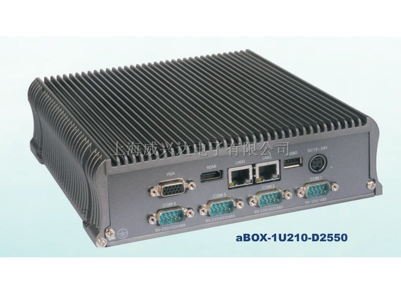 BOXPC嵌入式工控机Abox-1U210-D2550
